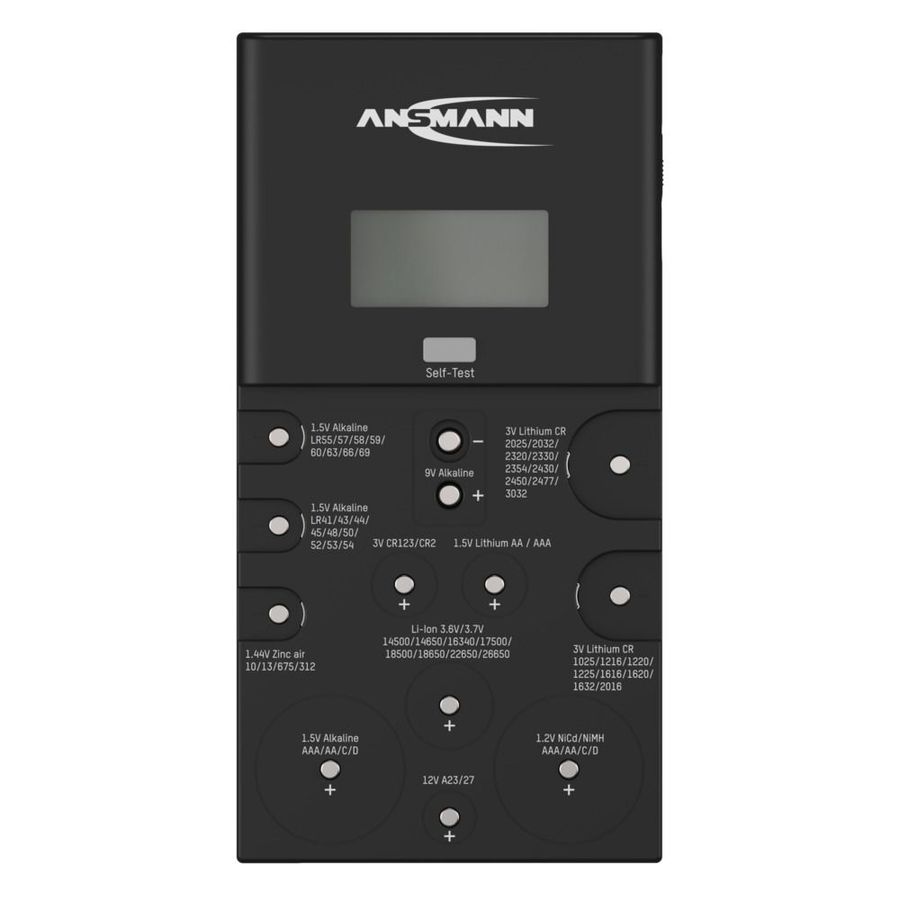 Dispositif de test Energy Check LCD - für AA/AAA/C/D/9V