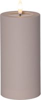 LED Pillar Kerze Flamme Soft - Indoor, Beige, 17.50 cm Höhe, Timerfunktion