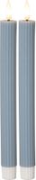 LED Dinner Kerze 2P Flamme Stripe - IP20, Warmweiss, 2 LED's