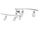 6er LED-Wand- u. Deckenschiene Rom - E14, 24W, IP20