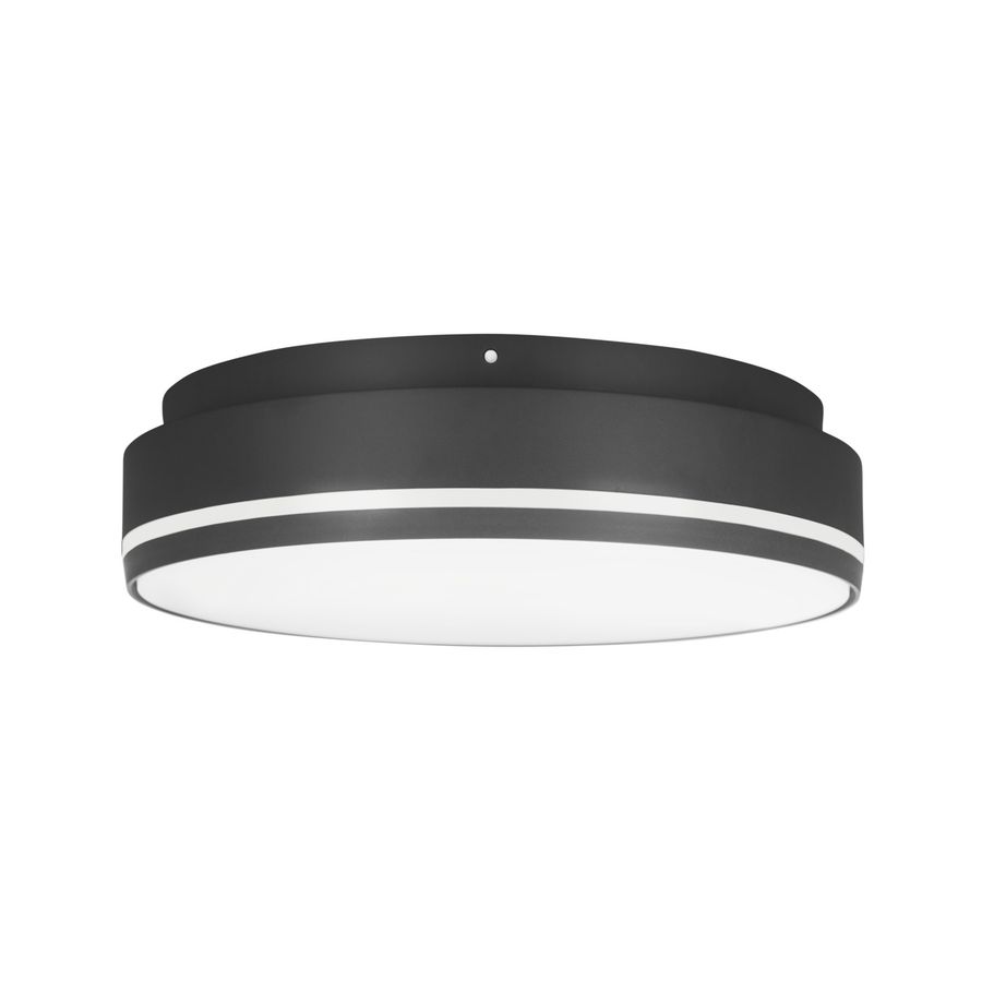 LED Anbauleuchte STRIPE 350 Switch - 24/32W, 2400/3200lm, 3000/4000K, IP54, CRI >80, 110°, anthrazit, dimmbar, D=350mm, H=70mm