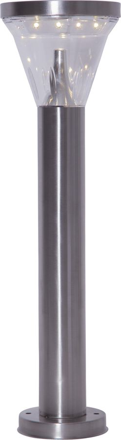 Solar Pollerleucht Narona - Silber, Lichtfarbe Warmweiss