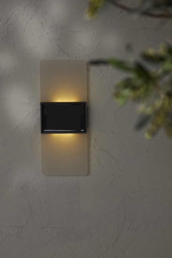 Solar-Wandleuchte Wally Frost - IP44, Warm/Kaltweiss, 2 LED'S