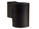 Wandleuchte Tin Maxi - 1xGU10 (exklusiv), max.35W, IP54, schwarz, dimmbar (optional Leuchtmittel), D=76mm, H=105mm