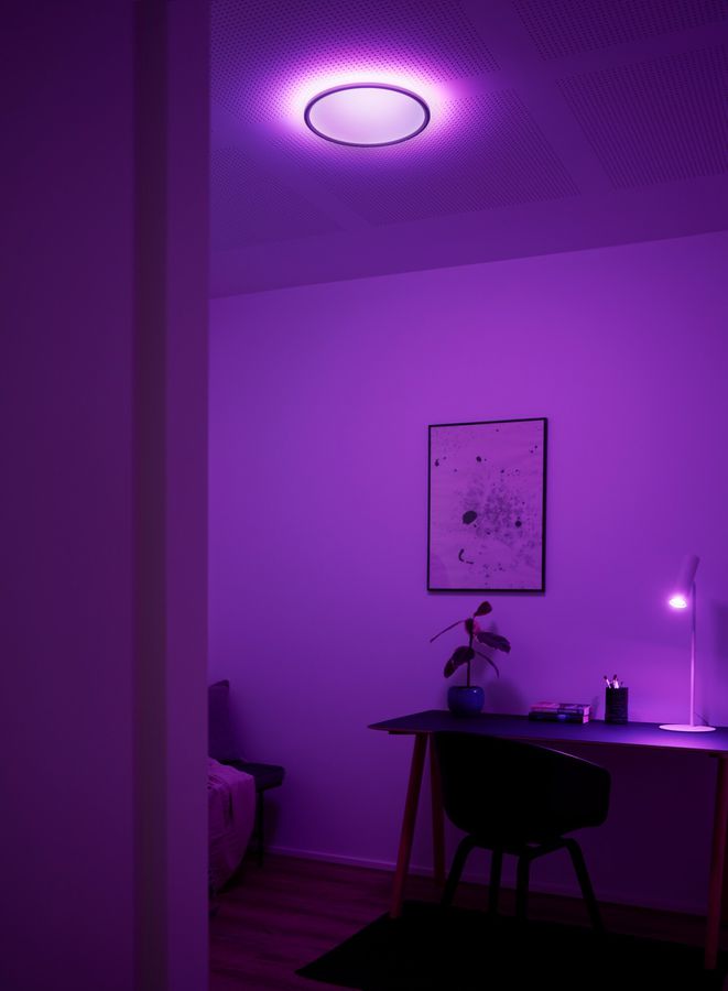 Liva Smart, Deckenleuchte, RGB, Schwarz - 20W ,2700-6500K, IP54
