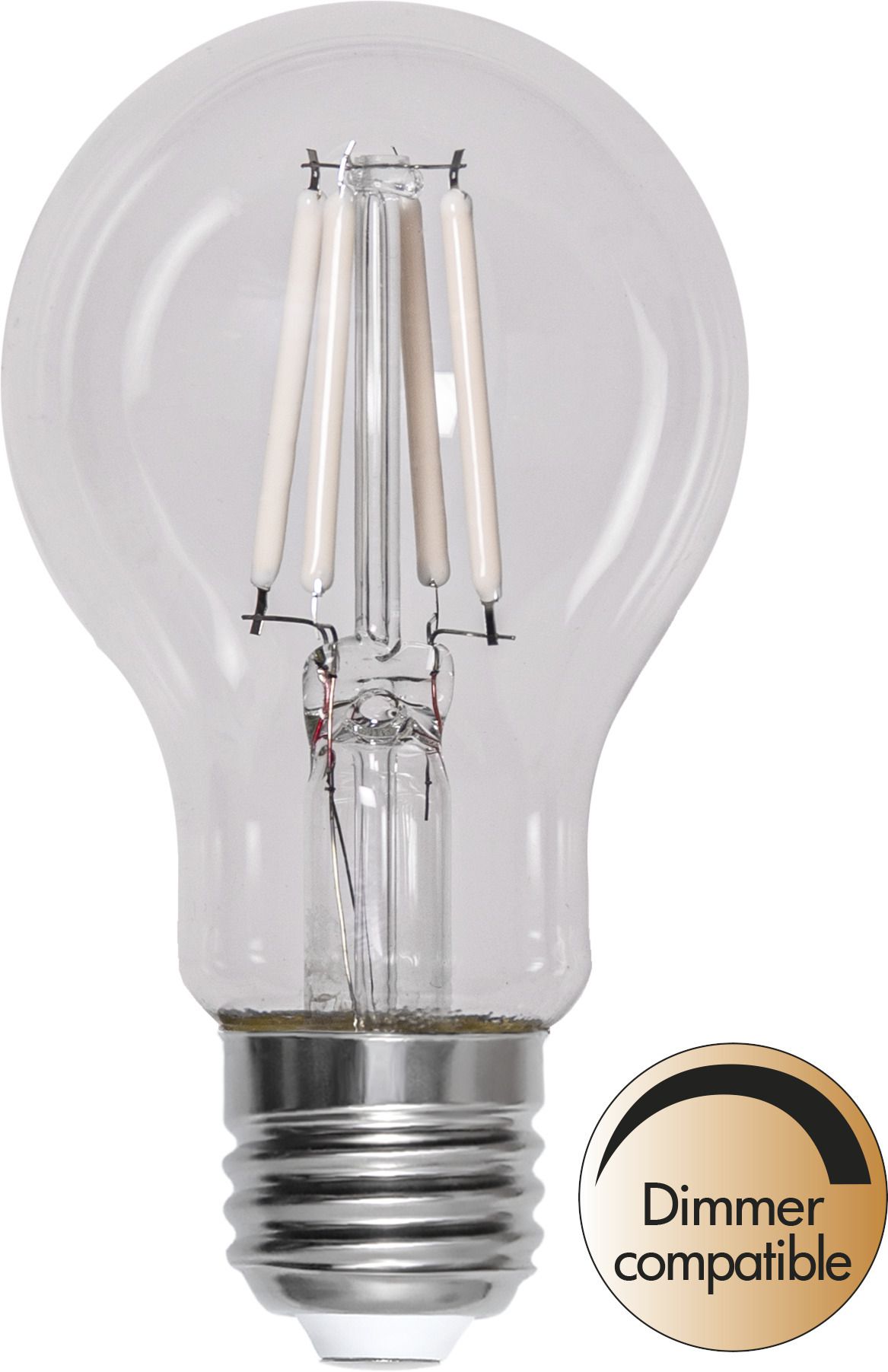 LED Leuchtmittel E27 A60 Klar Filament - E27, 806Lm, 2700K, 7W, 230V