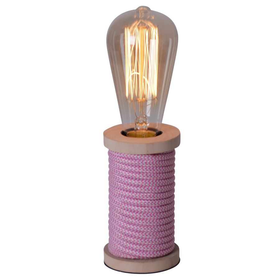 Tischleuchte Max pink/weiß h: 12cm - E27, 40W, IP20