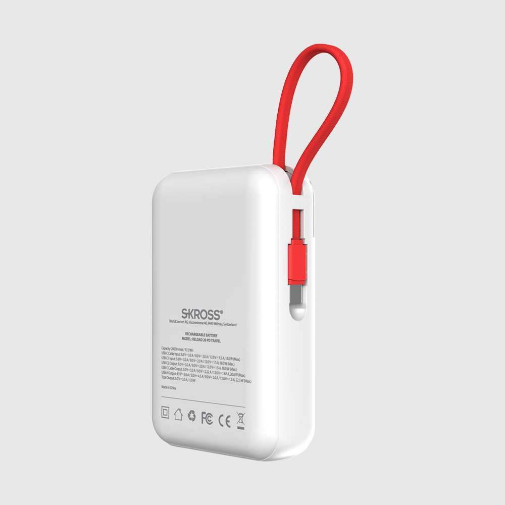 RELOAD 20 TRAVEL - 20'000mAh, weiss