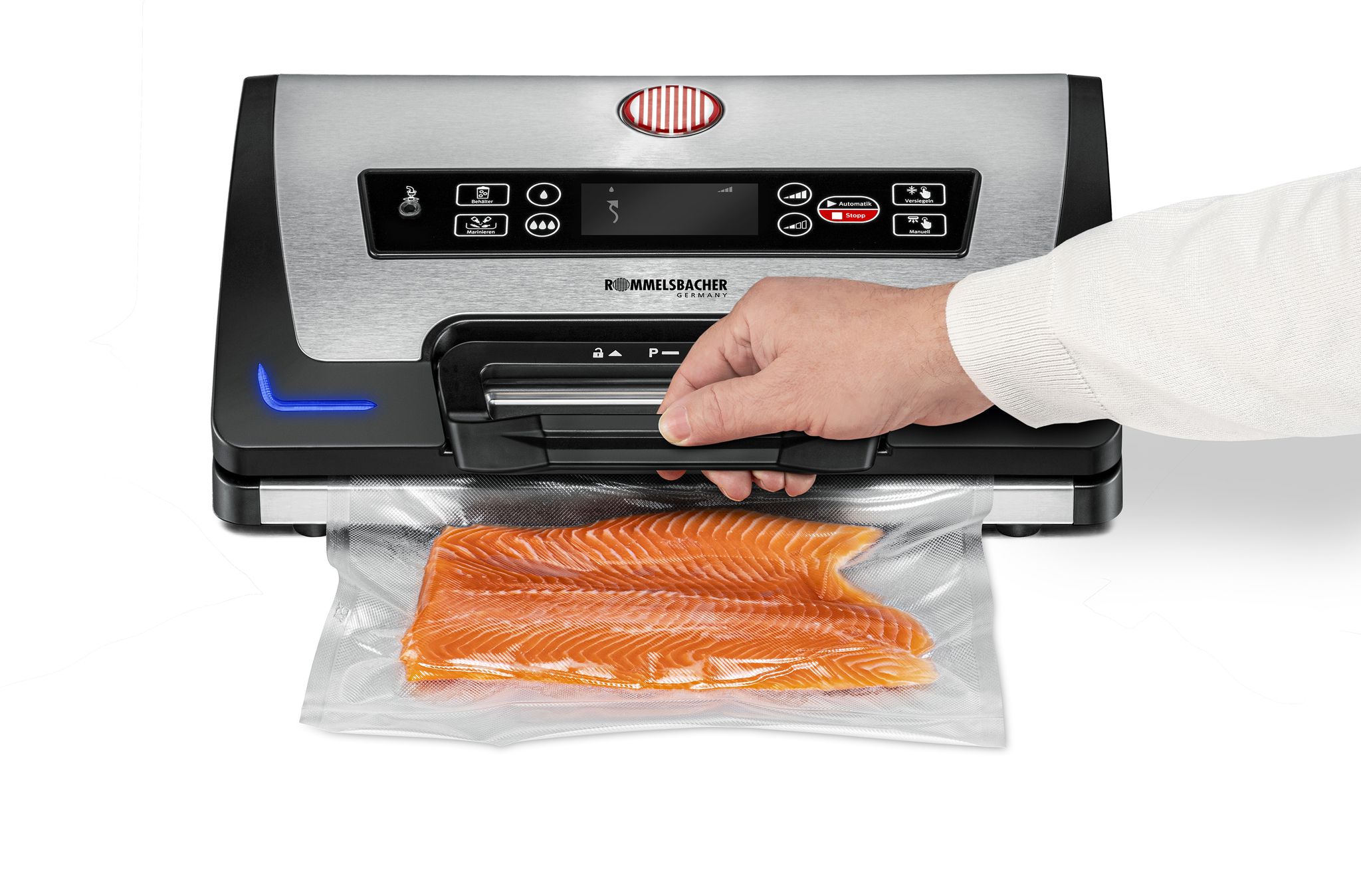 Vakuumiergerät VAC 585 - Vakuumierergerät, Schwarz/Silber, 140W