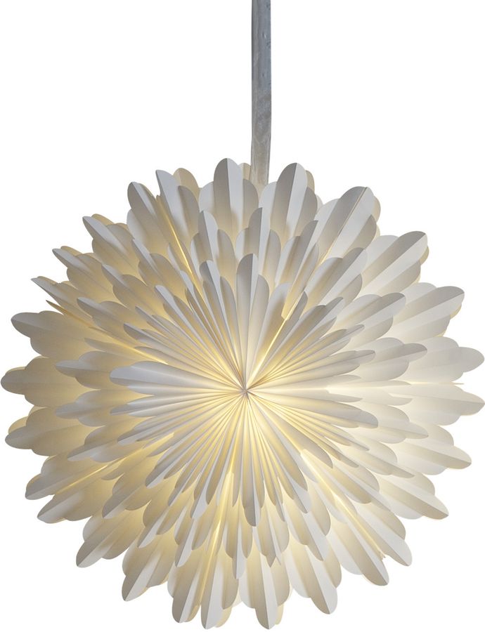 Papier Stern Snow - Indoor, Weiss