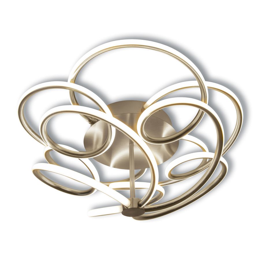 LED Deckenleuchte Rizado : 57cm satin-nickel - LED, 49.48W, IP20