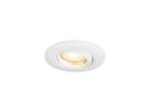 Einbaudownlight UMBERTO - GU10 (exkl.), max. 7.5W, IP44, weiss, optional (Leuchtmittel), D=79mm, B=96mm, H=66mm, BL=76mm
