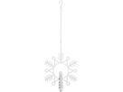 Indoor Dekoration Flamme Snow - Indoor, Weiss, 29cm, Timerfunktion