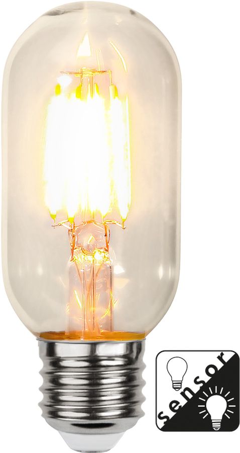 LED Leuchtmittel E27 T45 Sensor clear - E27, 300Lm, 4W, 230V