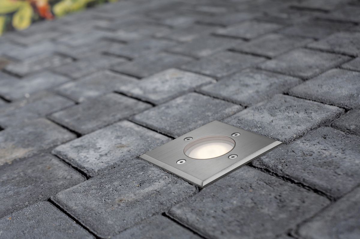 Pato Square, Gehweg, Edelstahl - GU10, max. 35W, IP65