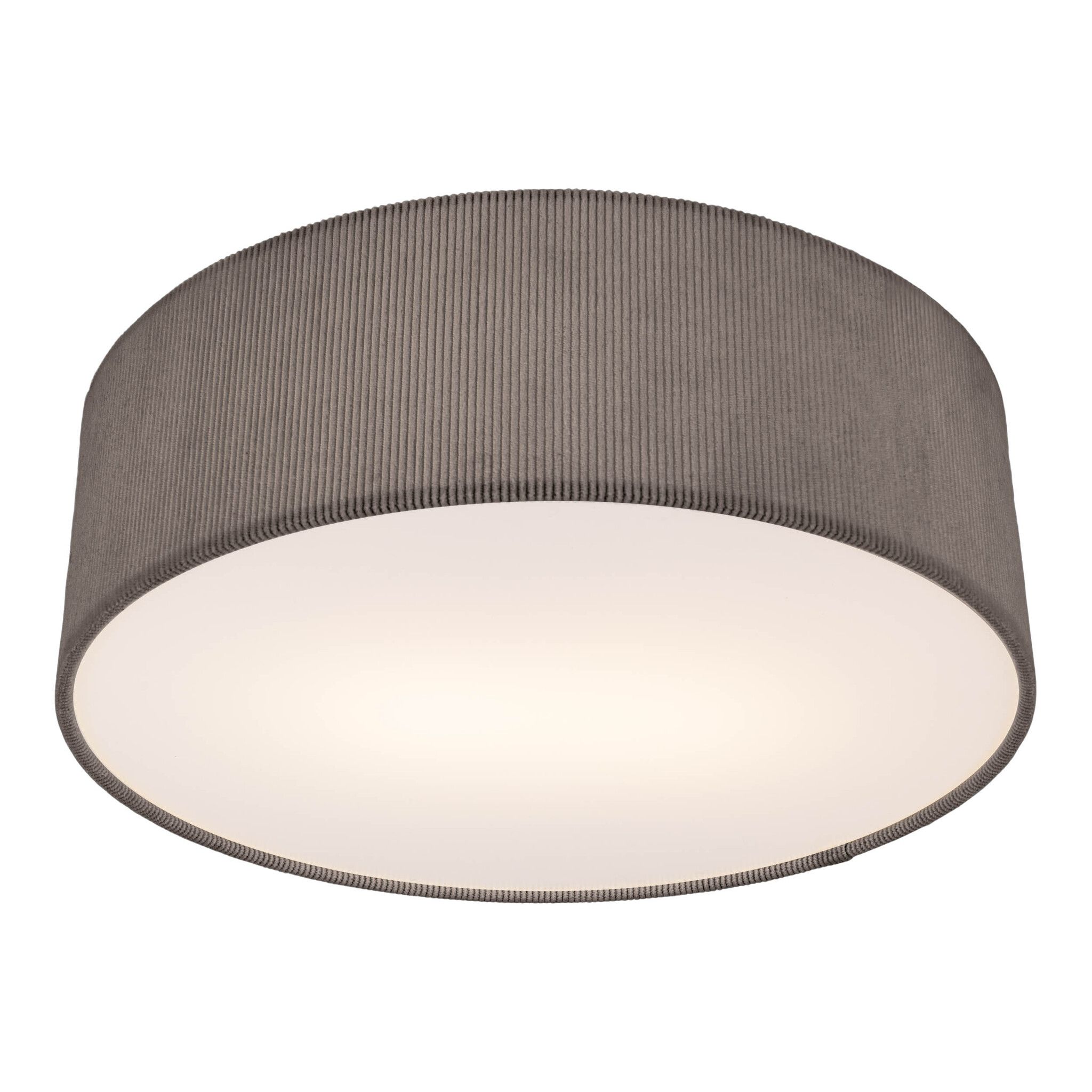 Deckenleuchte  ARDITA  : 40cm grau - IP20, E27, Grau