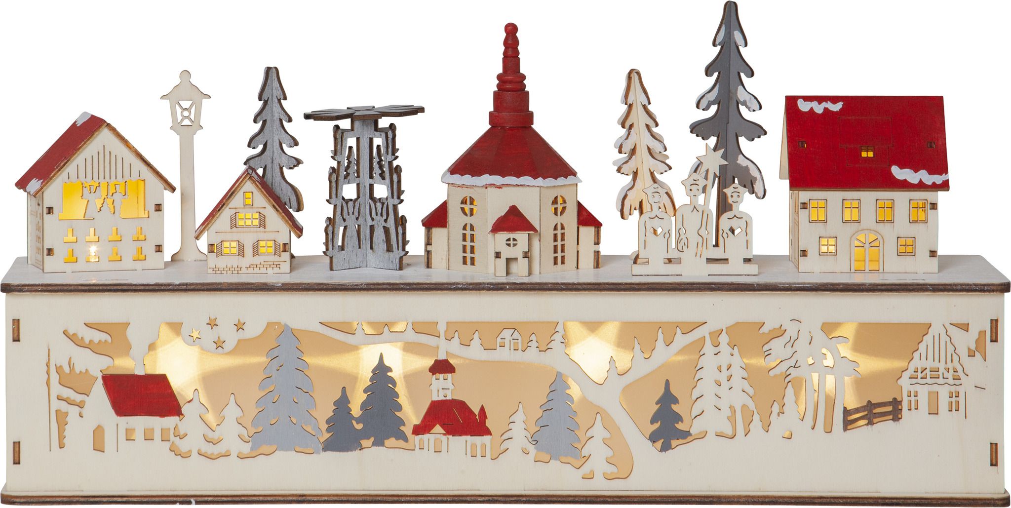 Kerzenleuchter Rosenheim - IP20, Nature, Warmweiss