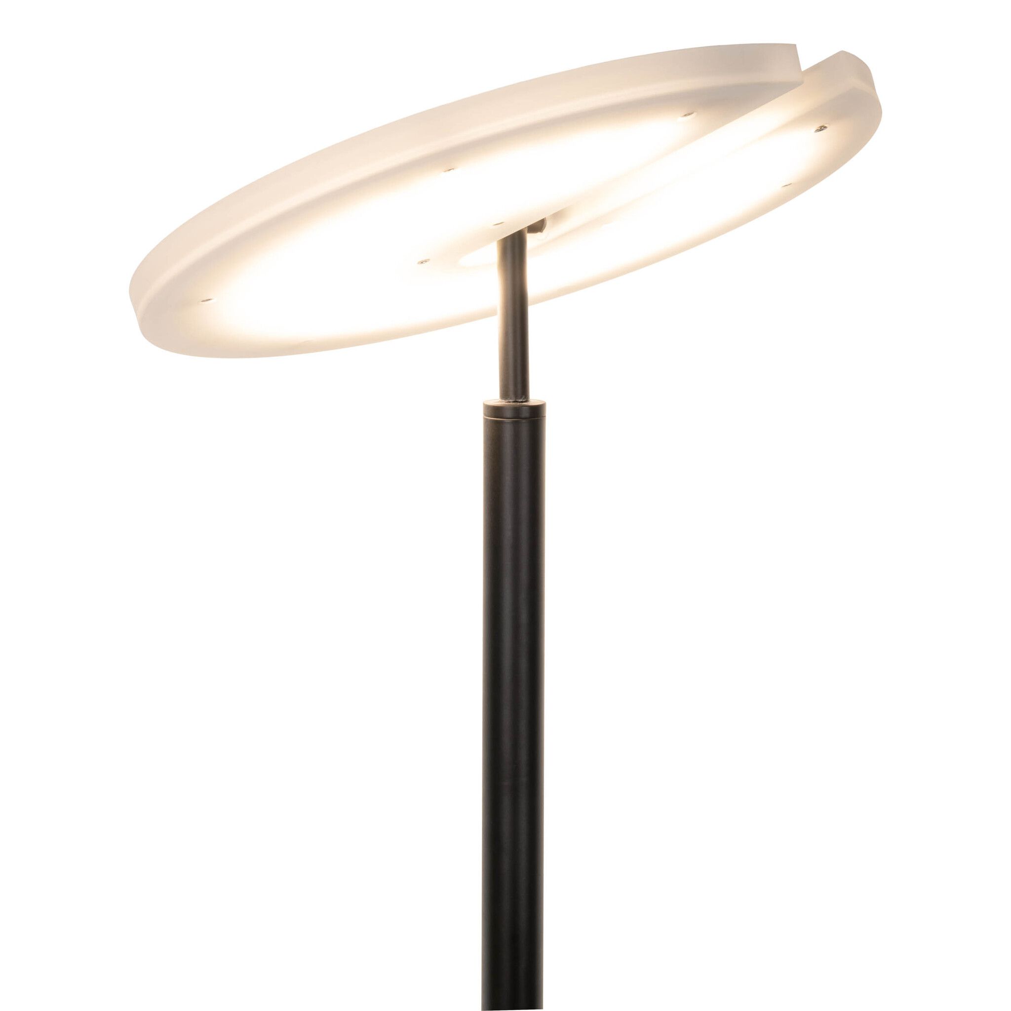 LED-CCT Stehleuchte  SAMIRO  inkl. Lesearm H: 180cm schwarz - IP20, LED-Modul, Schwarz