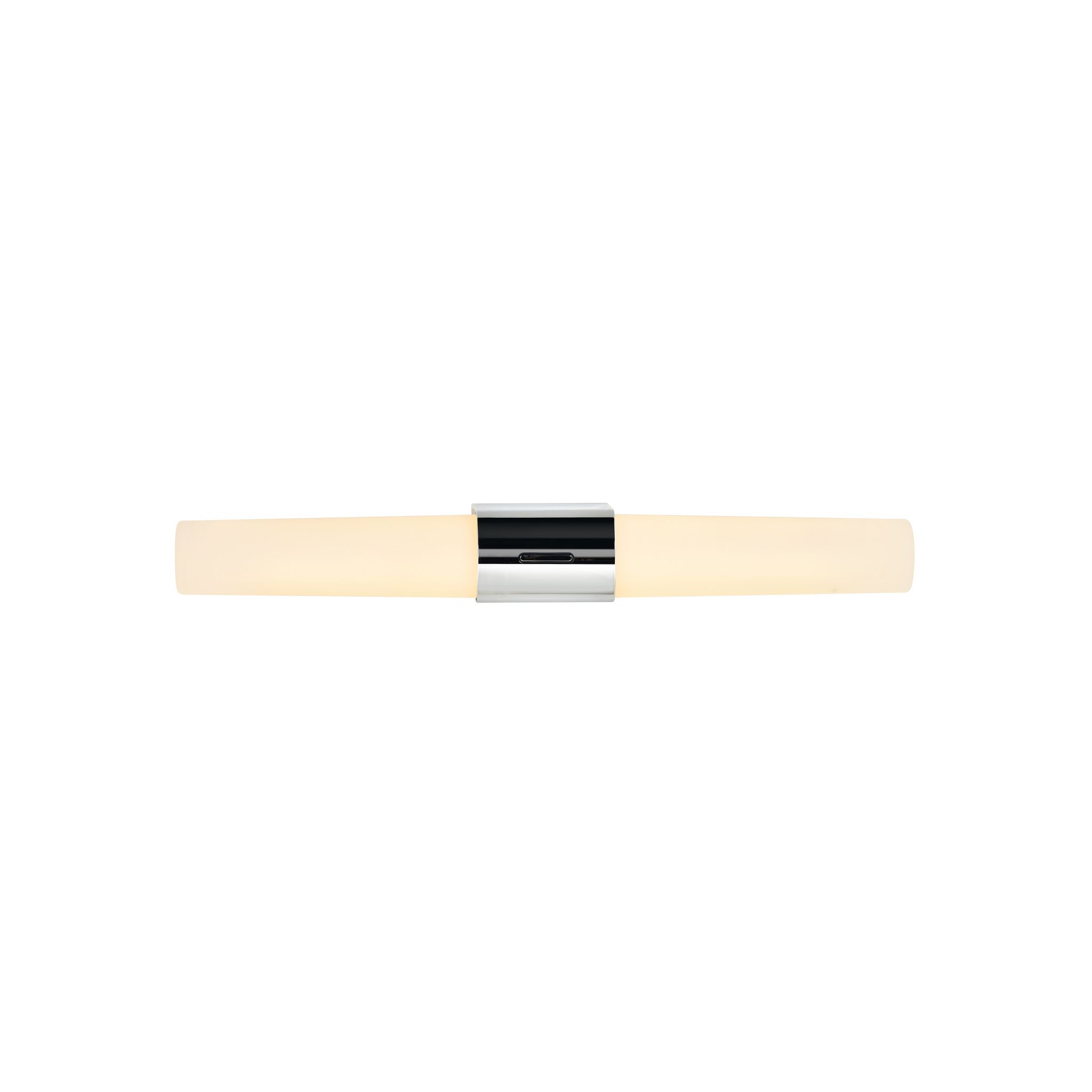 Helva, Doppel- Wandleuchte, Chrom - LED Modul, 9W, IP44