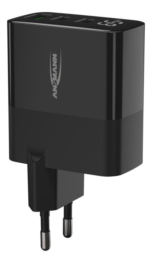 Home Charger mit Display HC365PD - 65W, 3xUSB