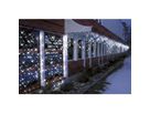System LED Extra, Icicle, 200x100cm - Schwarz, Kaltweiss