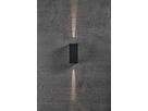 Asbol Kubi, Wandleuchte, Schwarz - LED Modul, 2X5W LED, IP44