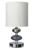 Stoff - Tischleuchte Mali h:28,5cm - E14, 40W, IP20