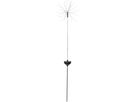 Solar Decoration Firework - Schwarz, Lichtfarbe Warmweiss