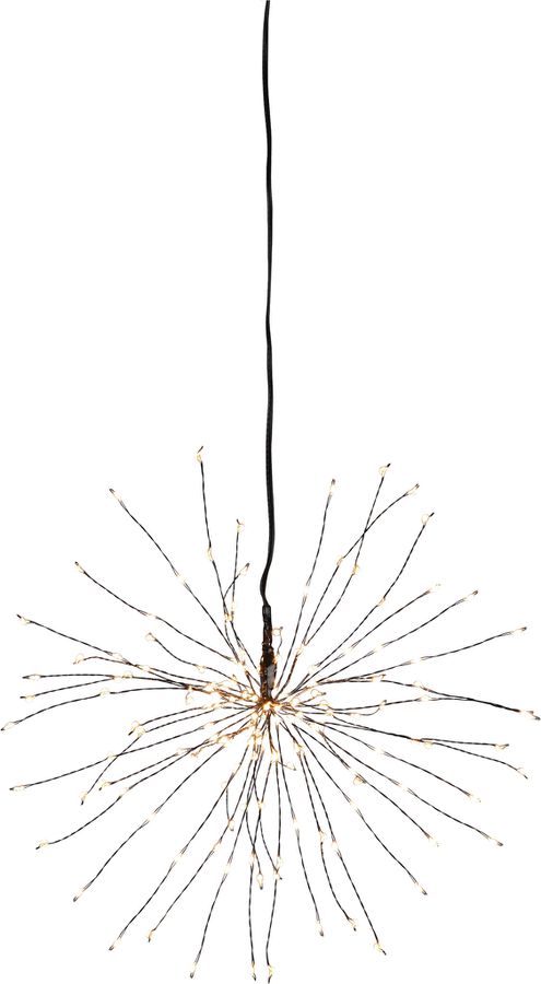 Hängende Deco Firework - IP20, Warmweiss, Schwarz