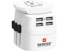 PRO Light USB (4xA) - World - Out: Schuko, UK, USA Typ B, AUS/China, In: CH, IT, Schuko, UK, BRA, USA/Japan, AUS/China