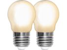 LED Lamp E27 Frosted Duo Pack - E27, 250Lm, 2.5W, 2700K