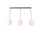 3er Pendelleuchte  NIRELIA  L: 110cm beige - IP20, E27, Beige