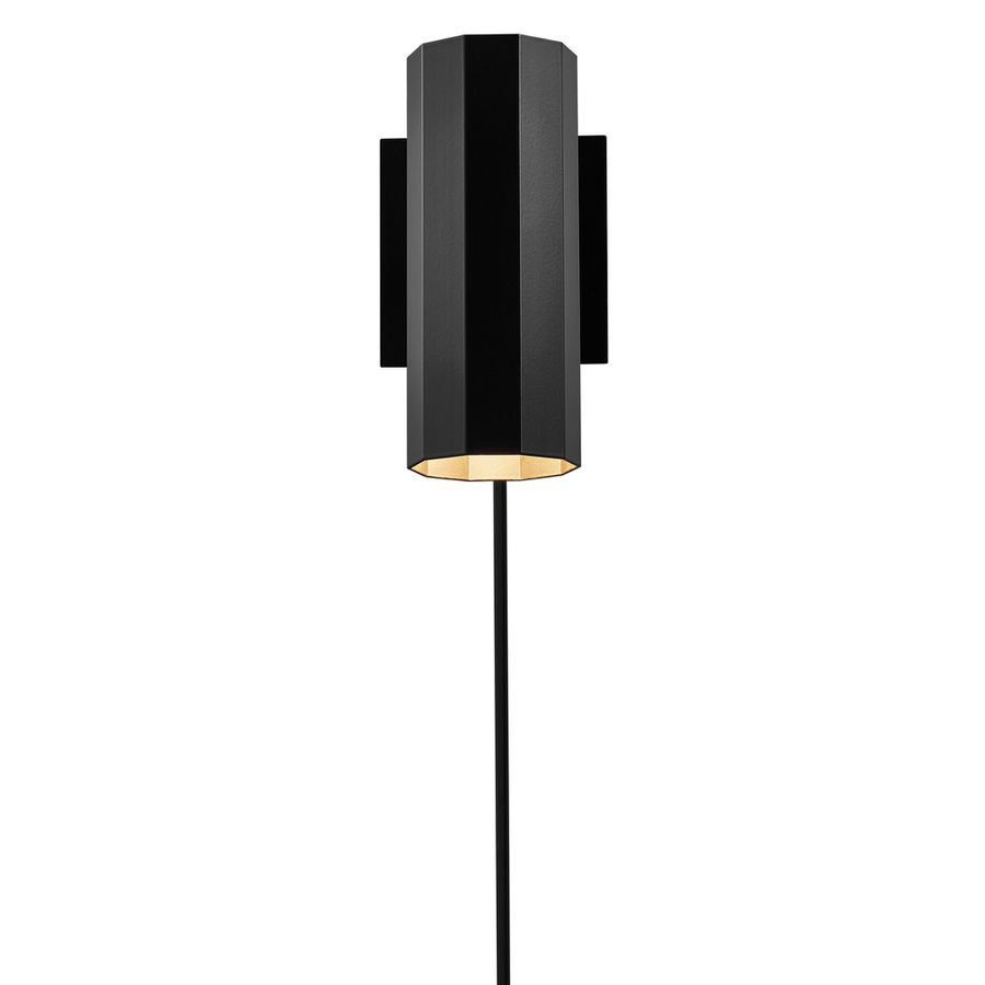 Alanis , Wandleuchte, Schwarz - GU10, IP20, max.LED 5W