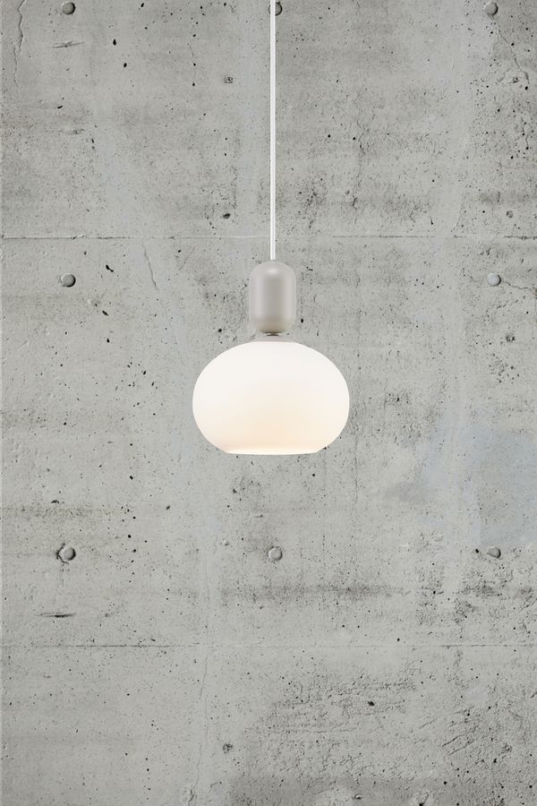 Notti, Pendelleuchte, Grau - E27, max. 40W, IP20