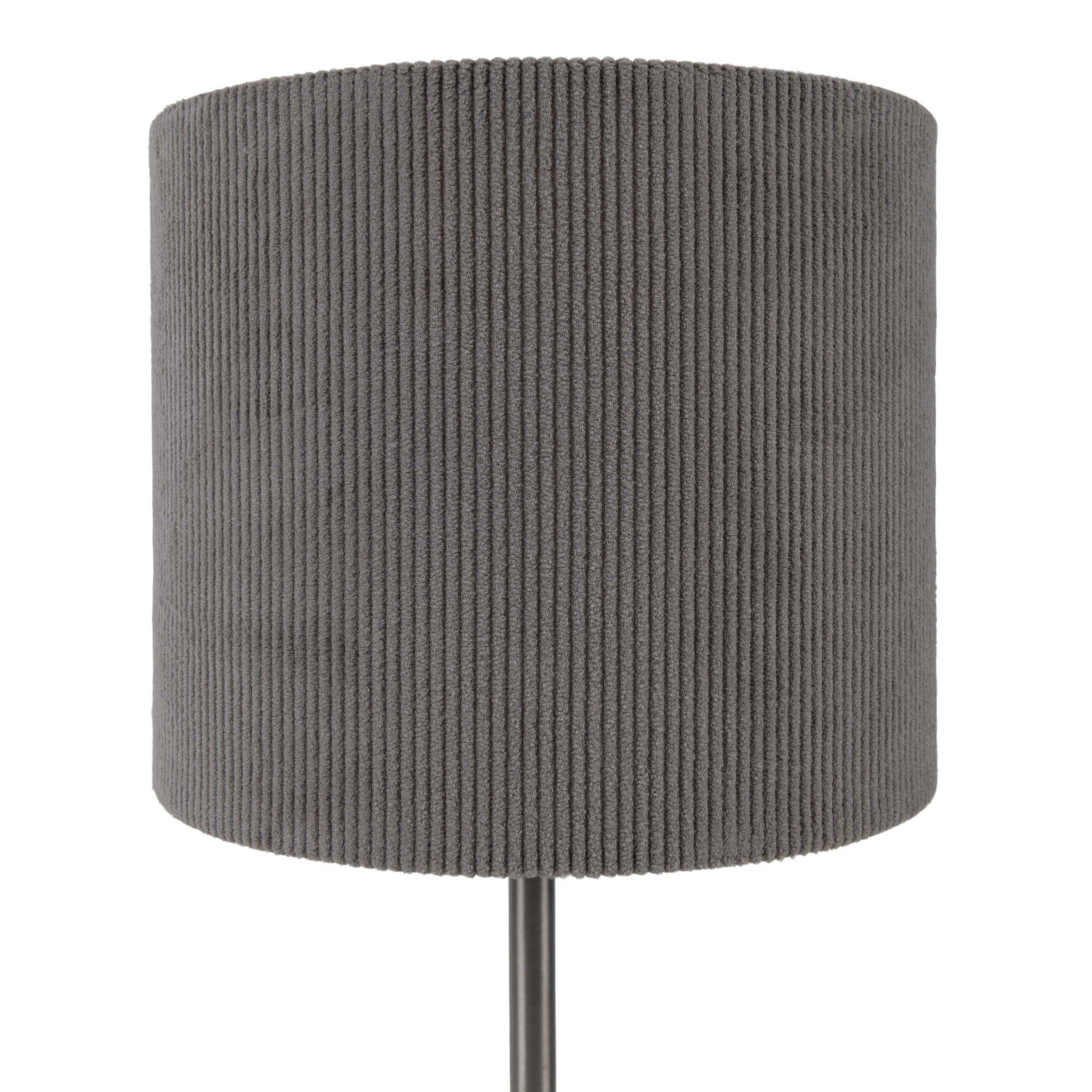 Tischleuchte  ARDITA  H: 36cm grau - IP20, E27, Grau