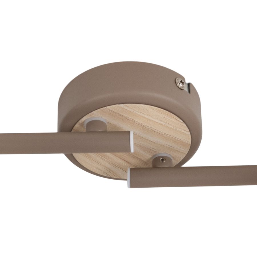 4er Deckenleuchte  MONACO  L: 70cm beige - IP20, E14, Beige