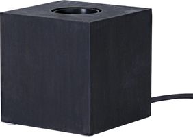 Tischleuchte E27 Kub - E27, Schwarz, 230V AC