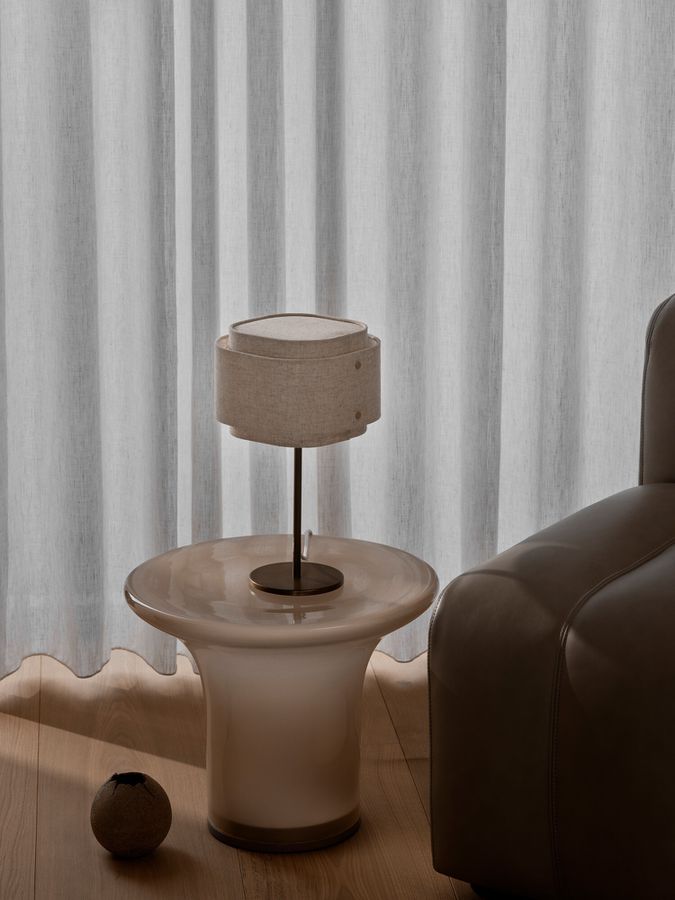 Tischlampe Takai Beige - E27, IP20, 230V
