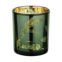 TEELICHTHALTER GRÜN Ø70 H-80 LUKUT - TEELICHTHALTER GRÜN Ø70 H-80 LUKUT