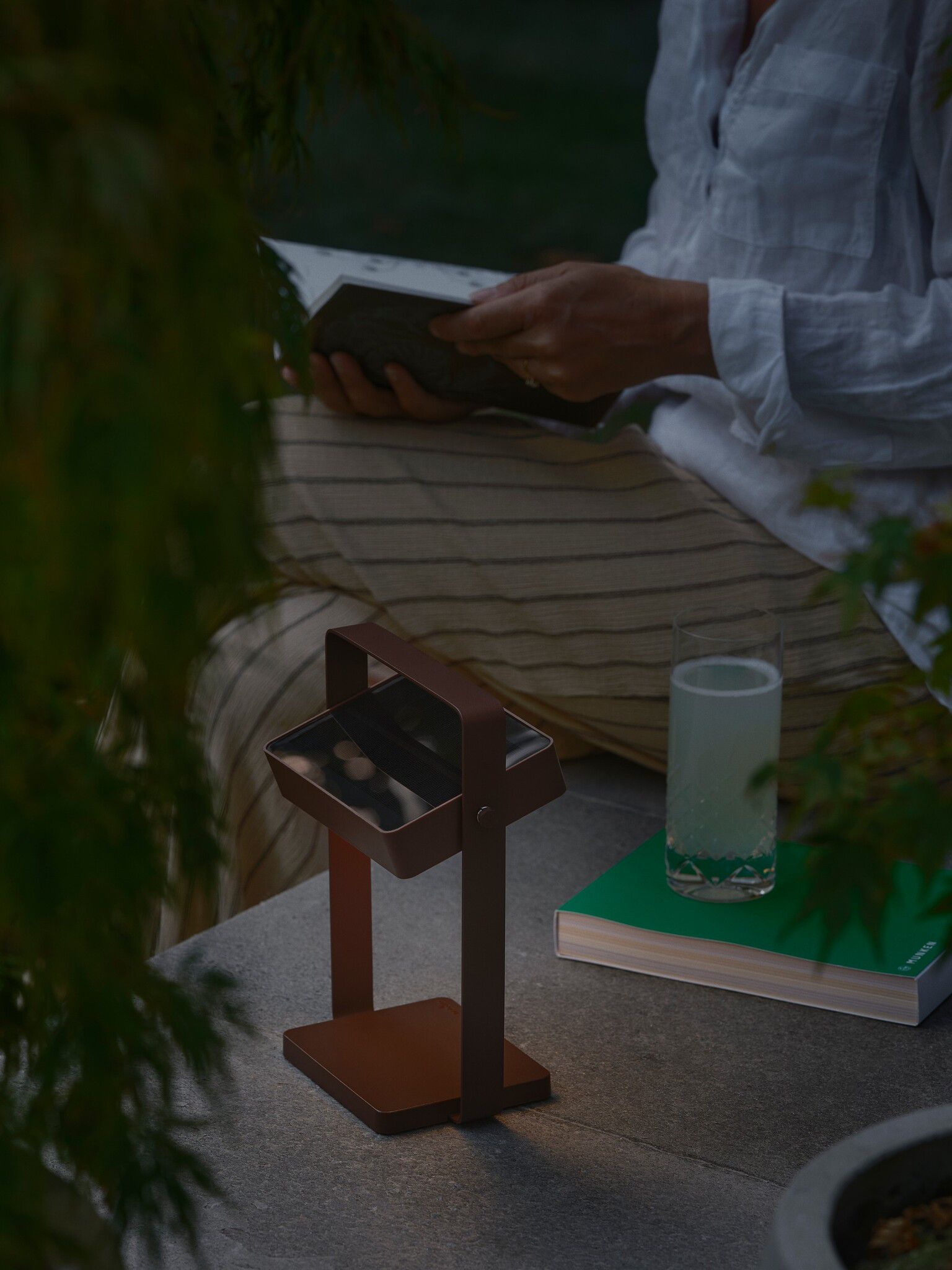 Akkuleuchte Saulio Solar  Braun - 3.5W, LED-Modul, IP44