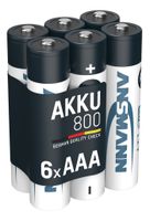 NiMH Akku Micro AAA 800 mAh maxE 6er Schrumpffolie - 6er Pack