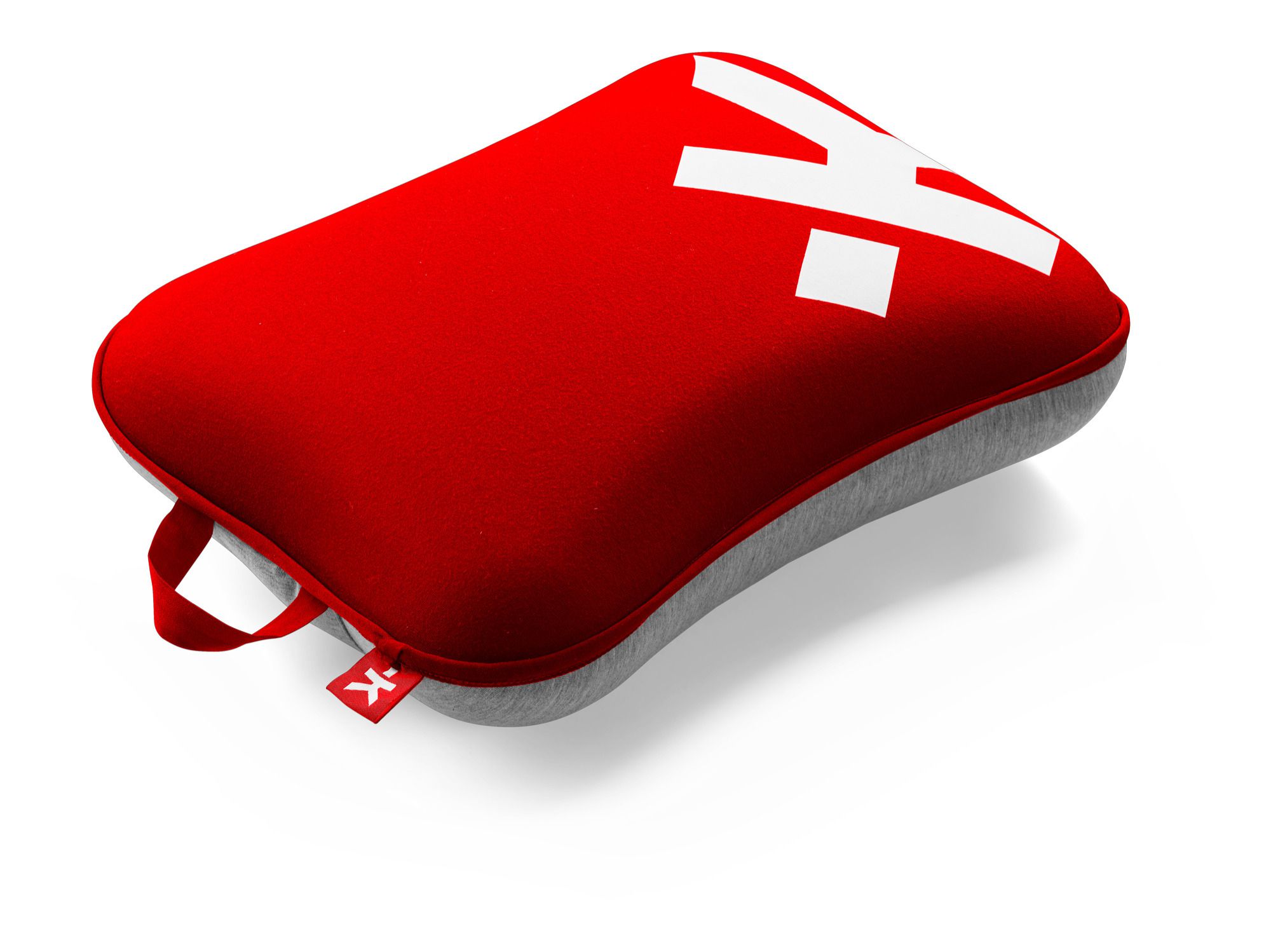 Travel Pillow "Red  - White K" - Reisekissen
