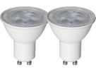 LED Leuchtmittel GU10 2er Pack Spotlight Basic - GU10, 270Lm, 2.4W, 230V