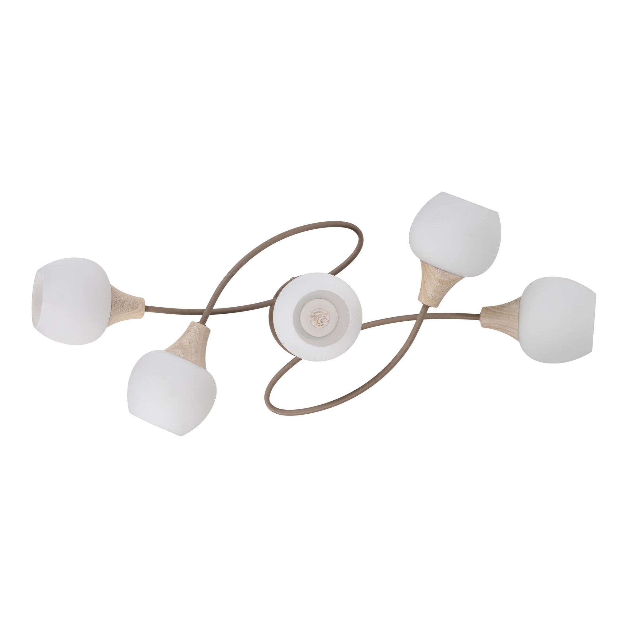 5er Deckenleuchte  MONACO  L: 62,5cm beige - IP20, E14, Beige