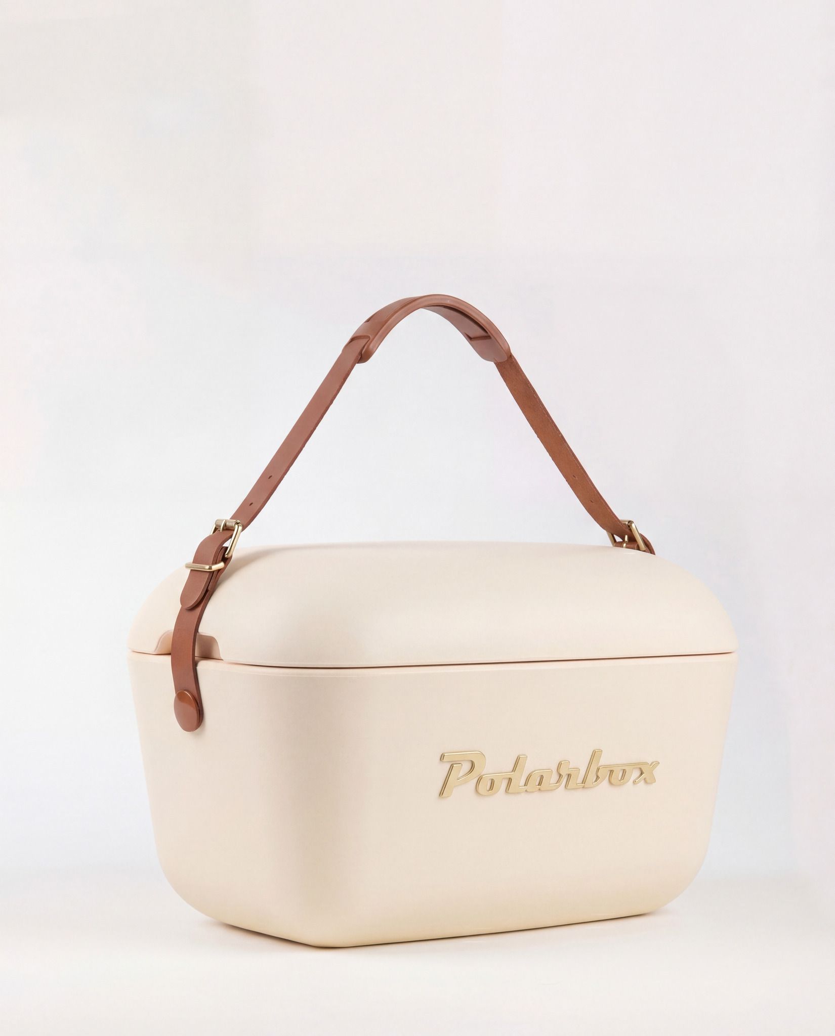 Polarbox Retro Cooler Nevera Cream Gold 12l - Kühlbox, 12l, Vintage Design