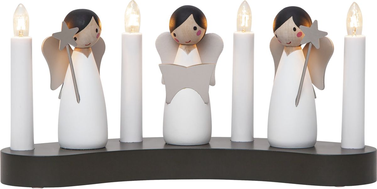 Kerzenständer  Angel choir - IP20, Warmweiss, 4 LED