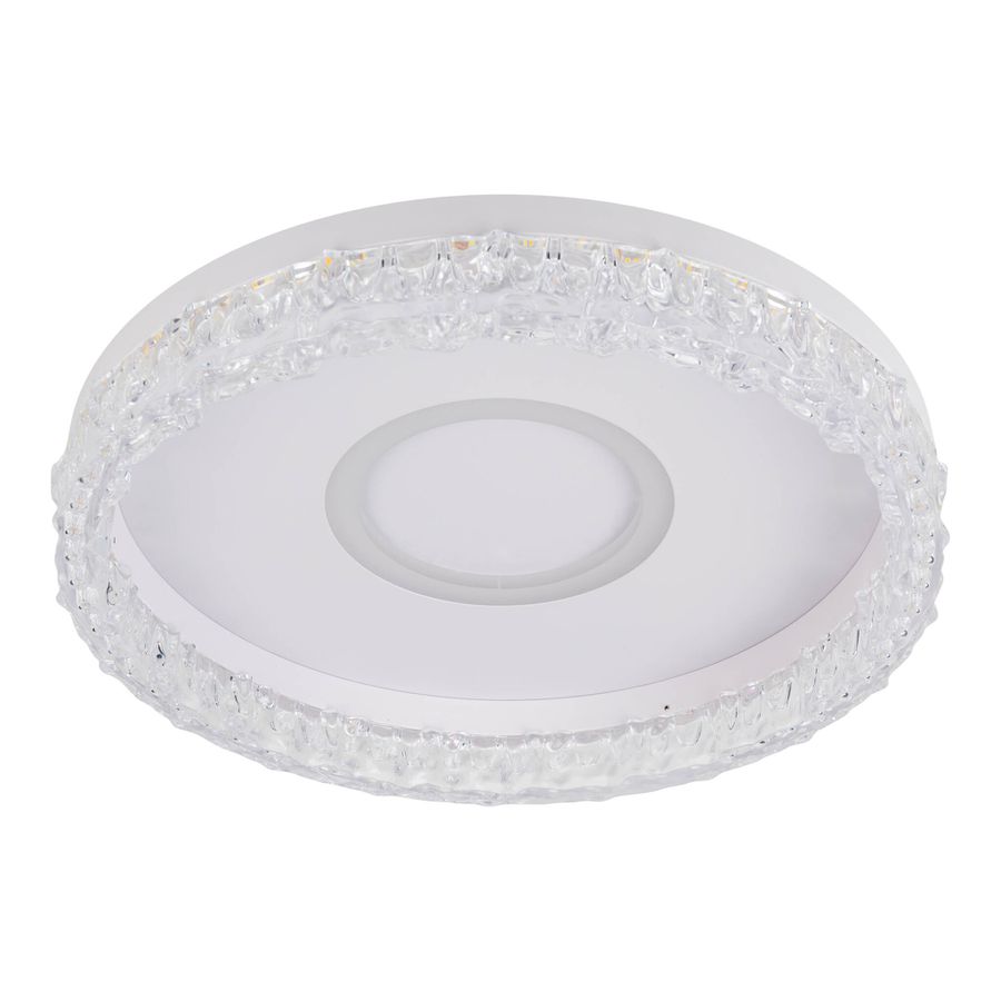 LED-CCT Deckenleuchte  GLACIRA  : 40cm weiß - IP20, LED-Modul, Weiss
