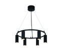 Pendelleuchte Vico chandelier Schwarz - 6x5W, GU10, IP20