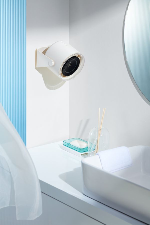 KALYPSO Tisch- und Wand-Ventilator AF02 weiss - 3600mAh, inkl. USB-C Kabel, wiederaufladbar