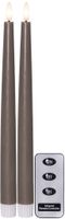 LED Dinner Kerze 2 pack Flamme Slim - 0/20